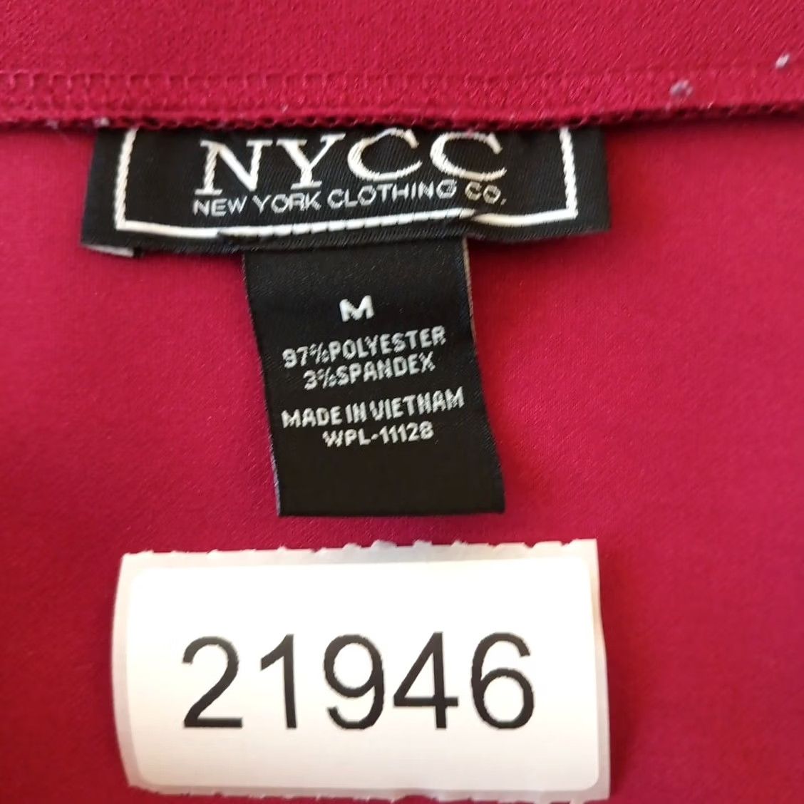 Vintage Nycc Skirt Pencil Knee Length Casual Business Woman Red M Size 32" / US 10 / IT 46 - 7 Thumbnail