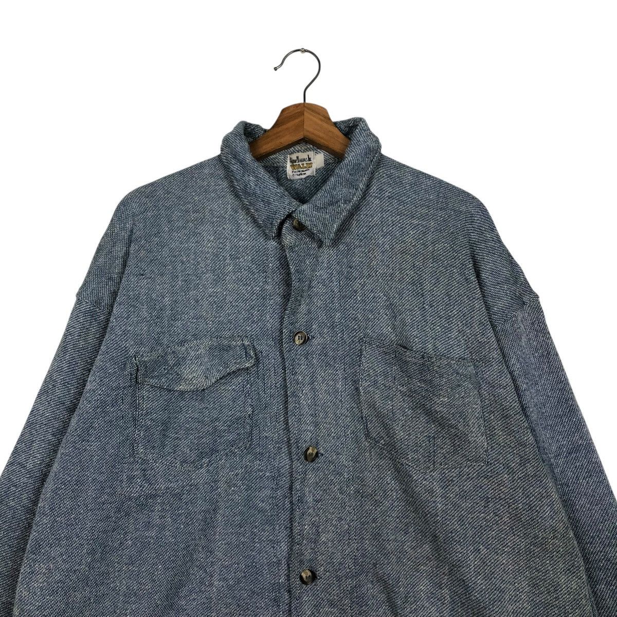 Vintage 🔥VINTAGE CHORE INDIGO BUTTON JACKET WALDI ISSEY MIYAKE Size US L / EU 52-54 / 3 - 5 Thumbnail