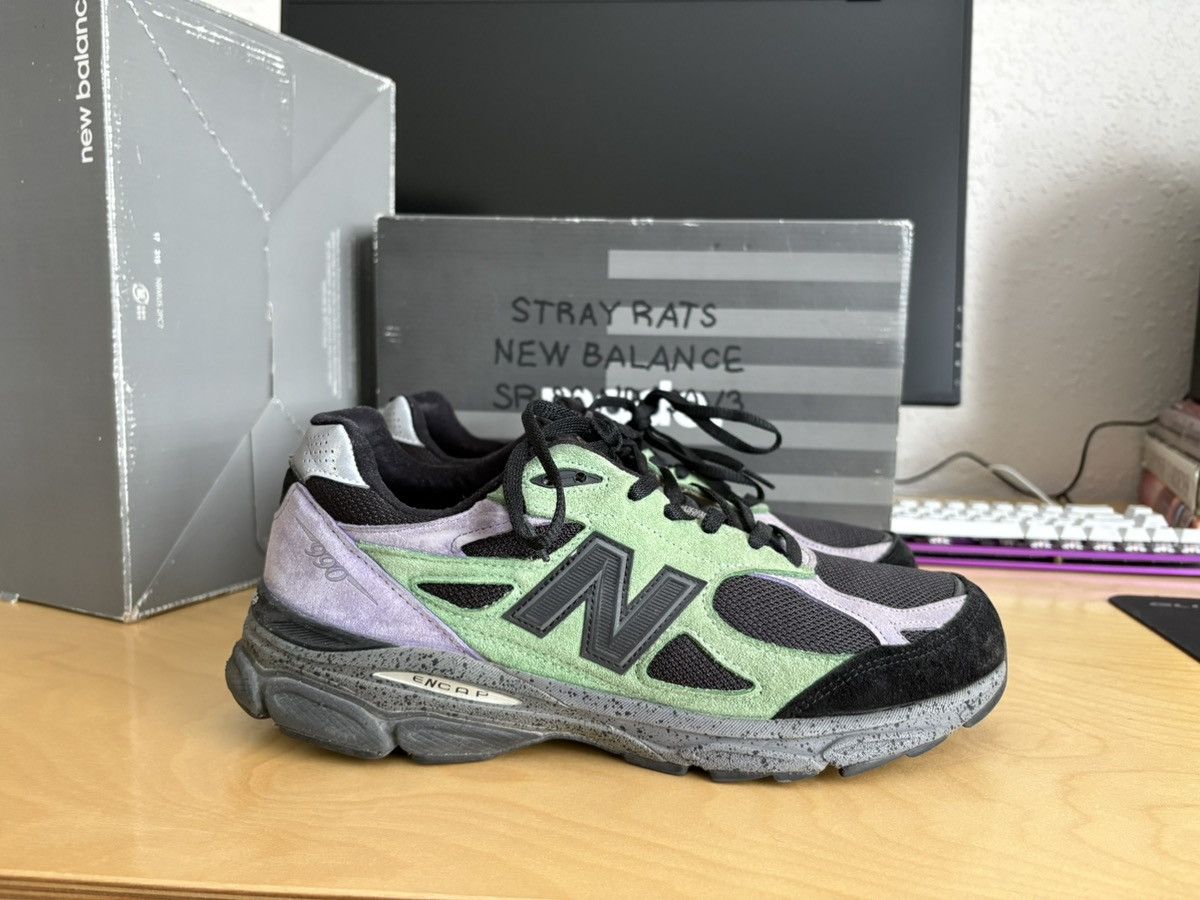 New Balance × Stray Rats New Balance 990v3 Stray Rats OG NON JOKER Size US 11 / EU 44 - 1 Thumbnail