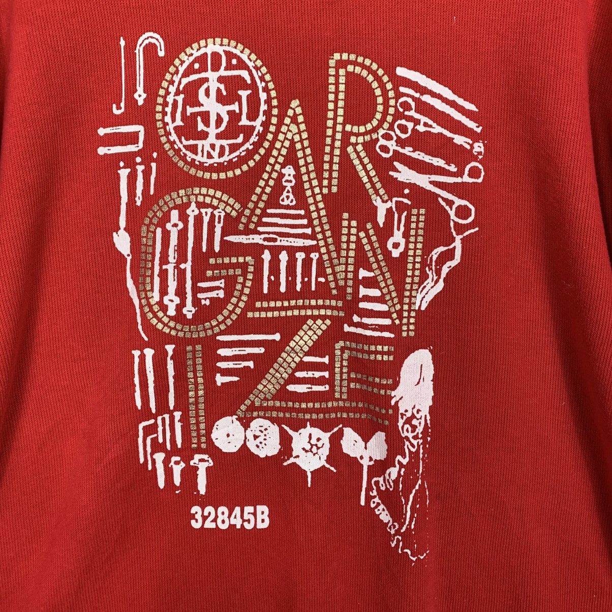 Japanese Brand Japanese Brand Red Crewneck Sweatshirt Size US M / EU 48-50 / 2 - 10 Thumbnail