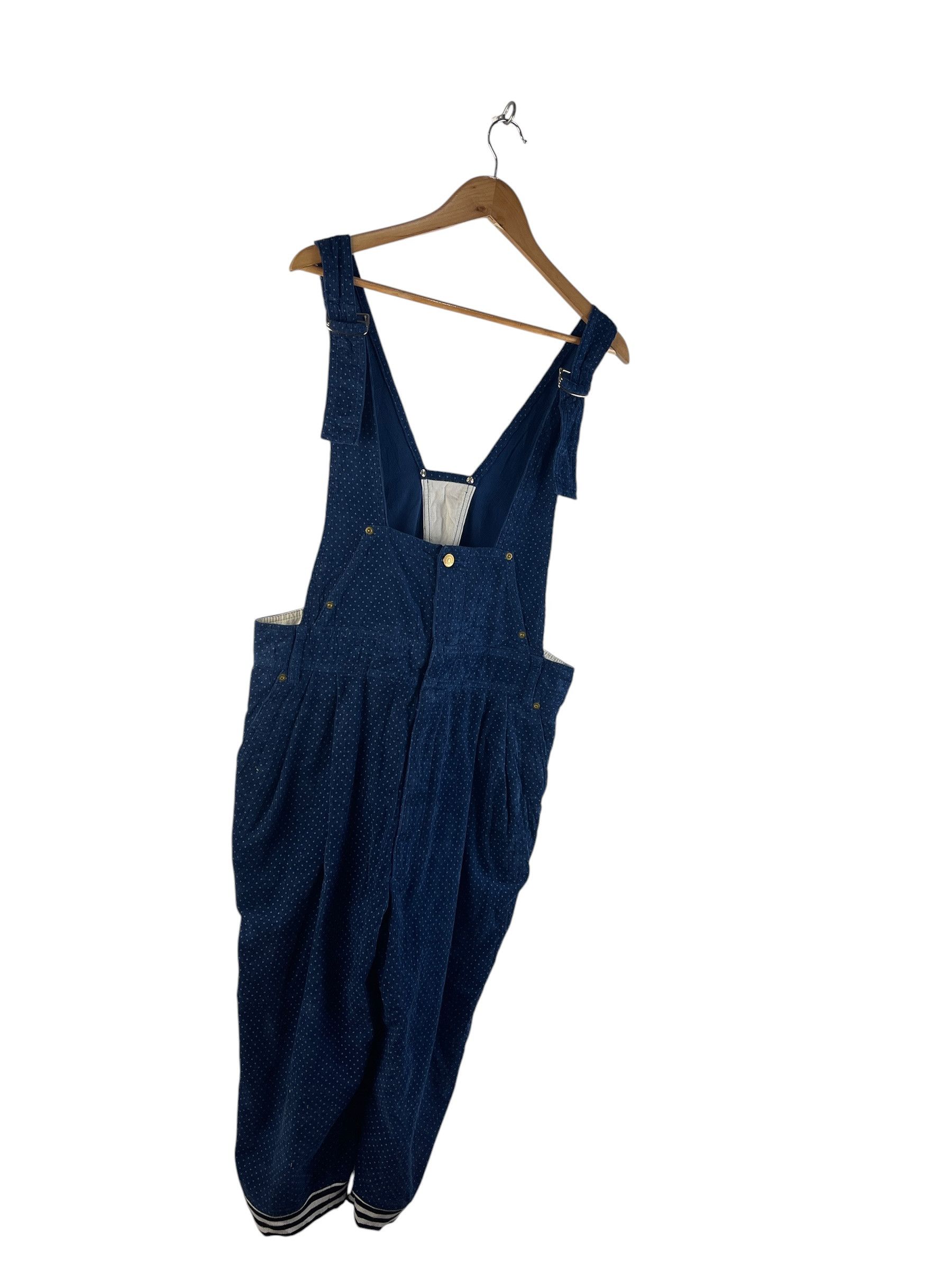 mercibeaucoup Mercibeaucoup Polka Dot Corduroy Suspender Overalls Sarouel Size US 34 / EU 50 - 4 Thumbnail