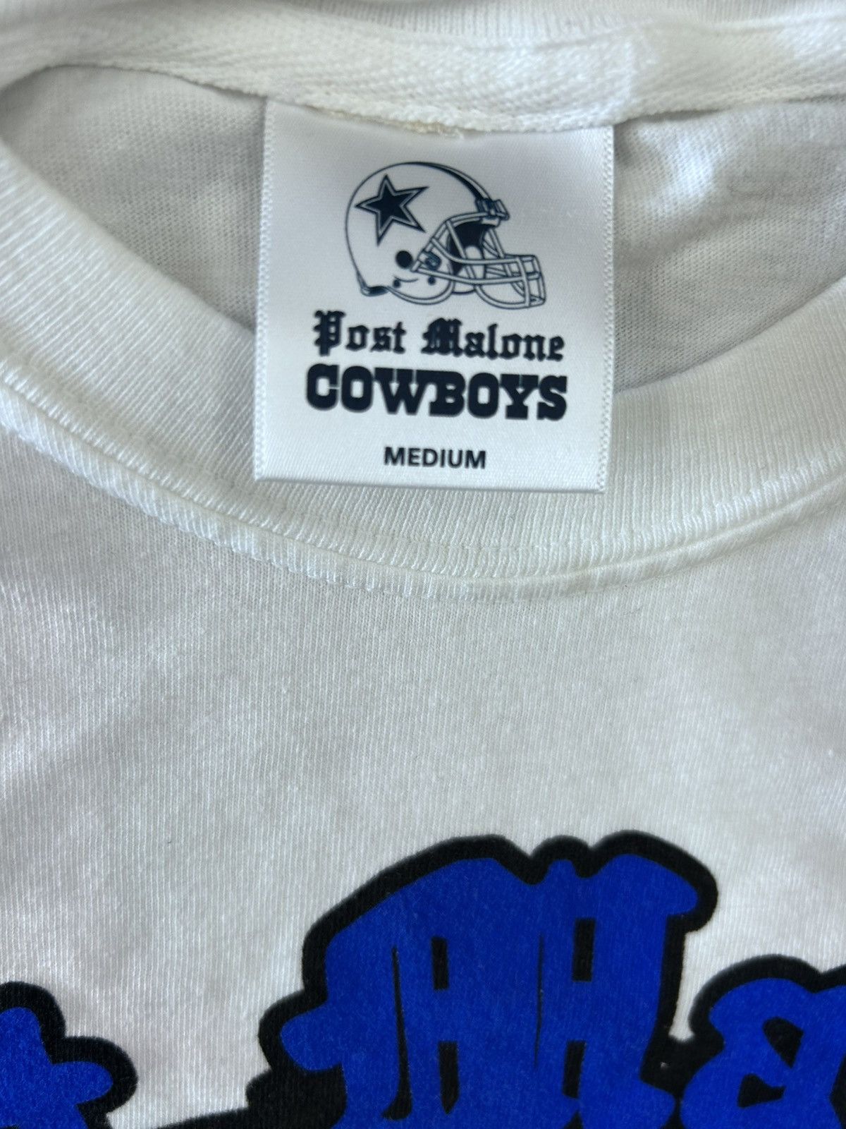 Cowboy Equipment × Rap Tees Post Malone Dallas Cowboys Skeleton Shirt Size Medium NEW Size US M / EU 48-50 / 2 - 3 Thumbnail