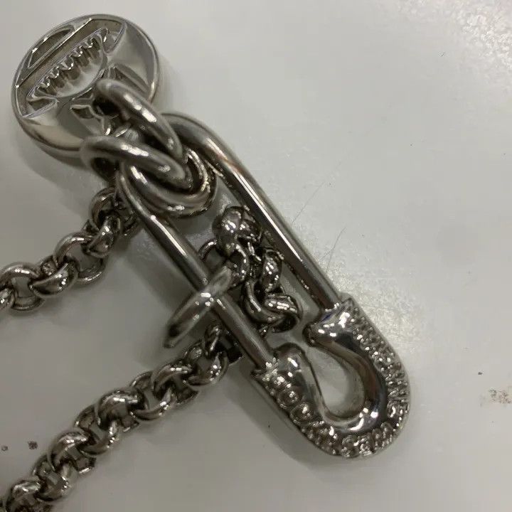 Vivienne Westwood Vivienne Westwood Silver Logo Brass Necklace for Men Size ONE SIZE - 6 Thumbnail