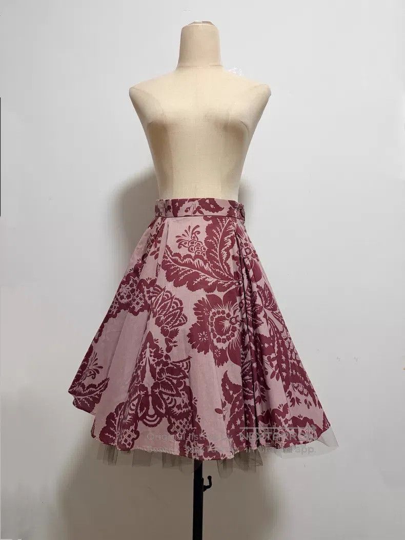 Vivienne Westwood Vivienne Westwood size 1 Totem print puffy skirt Size 25" / US 0 / IT 36 - 1 Thumbnail