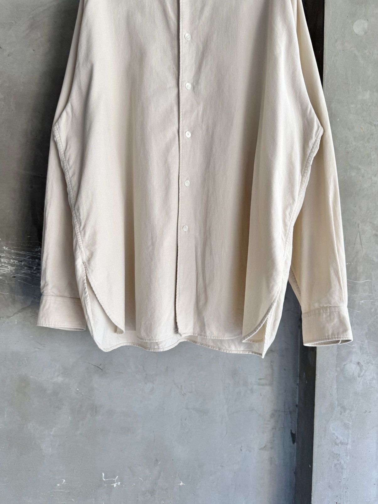 AURALEE 22AW FINX LIGHT CORDUROY SHIRT