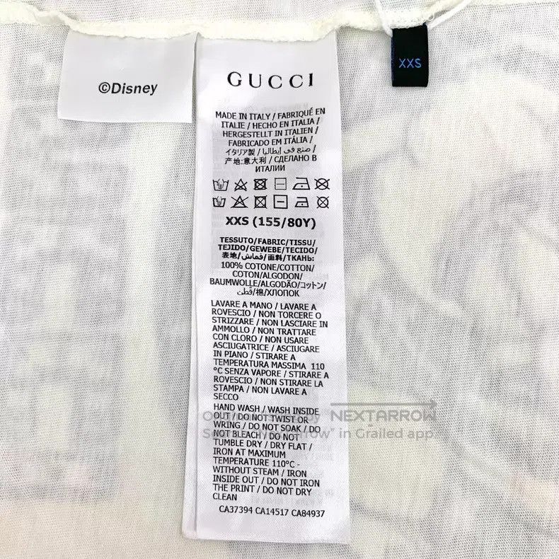 Gucci Gucci White Donald Duck logo printed cotton round-neck sho Size XXS / US 00 / IT 34 - 7 Thumbnail