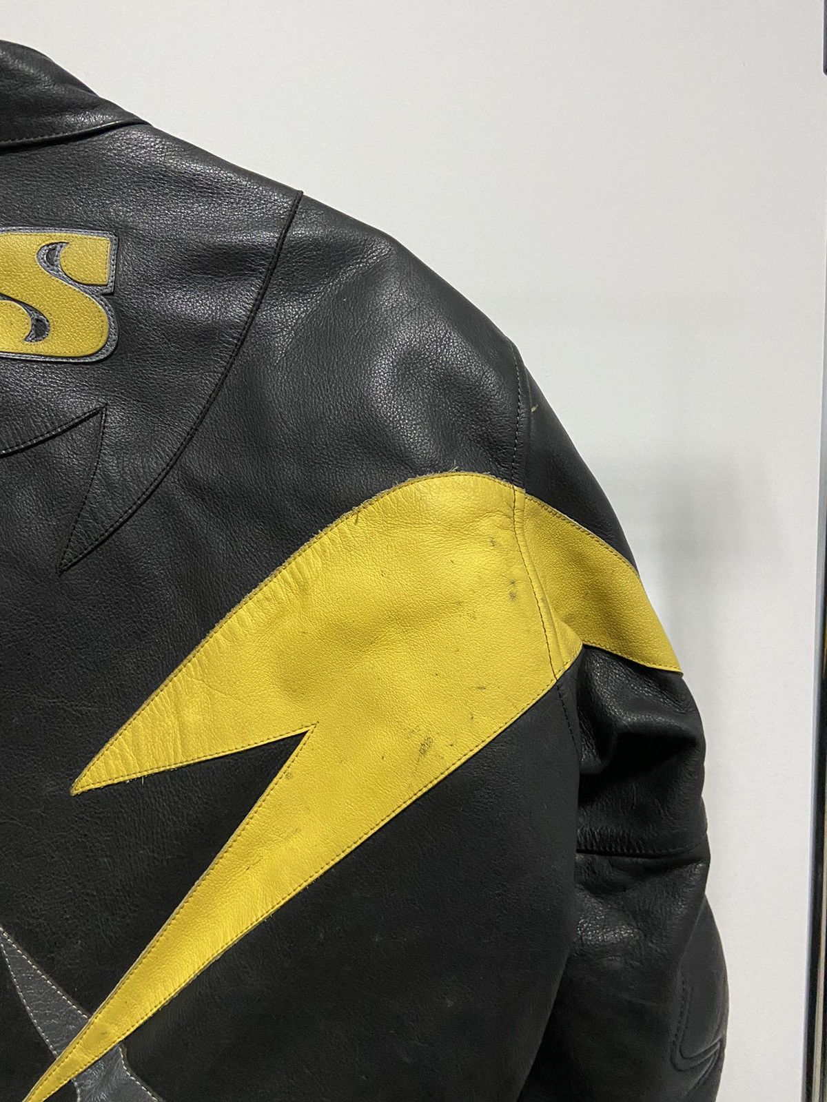 Vintage IXS MOTO Racing Leather Jacket Vintage Big Logo Size US L / EU 52-54 / 3 - 8 Thumbnail