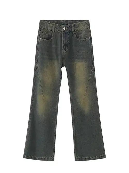 VIBE Vintage washed loose micro-flared jeans Size US 34 / EU 50 - 6 Thumbnail