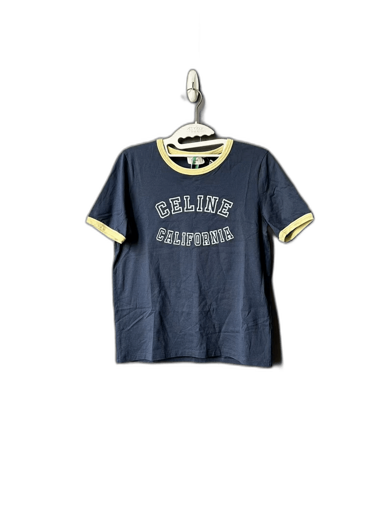 Celine Celine Logo Short Sleeve TShirt Size US M / EU 48-50 / 2 - 1 Thumbnail