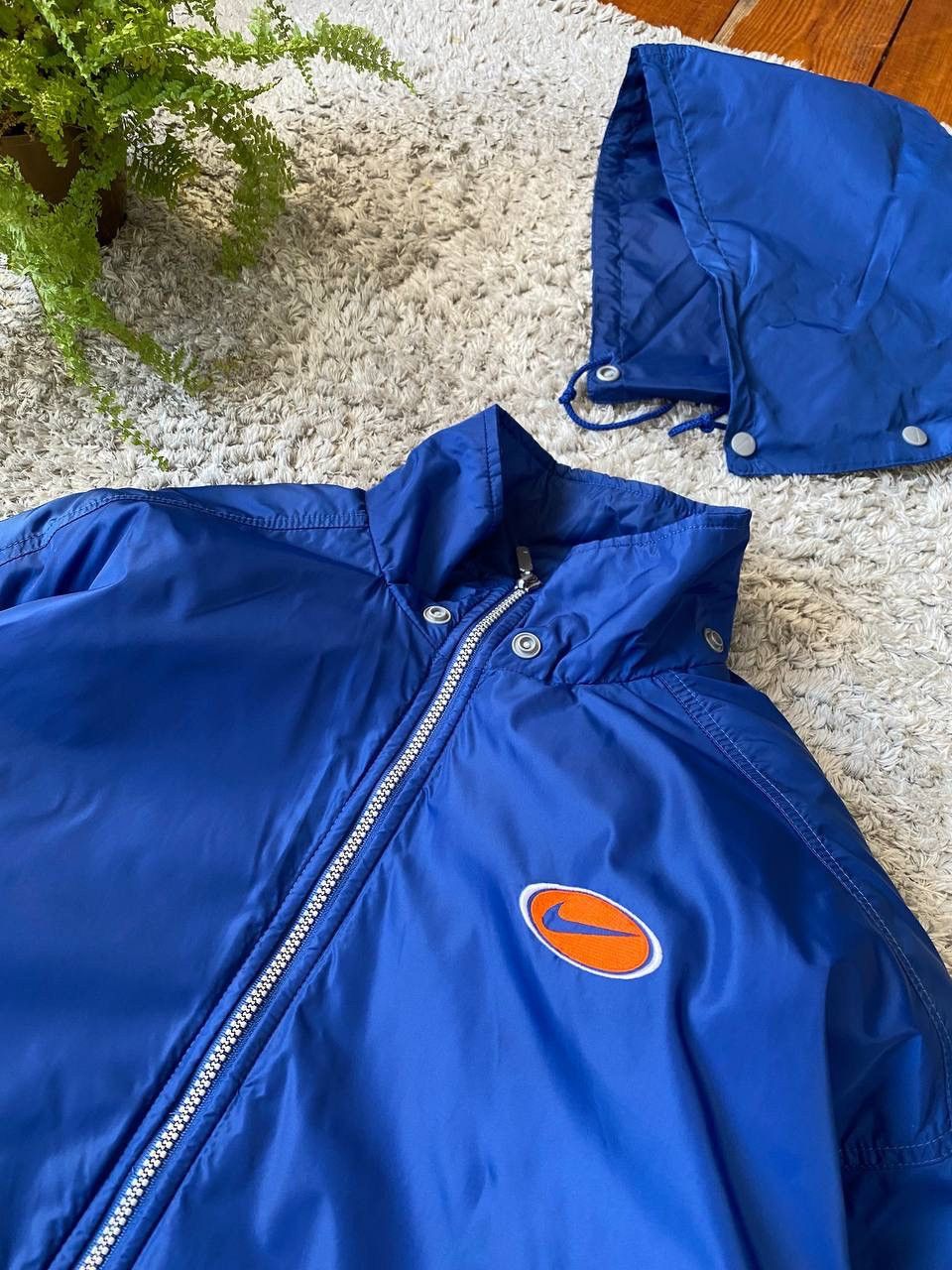 Nike × Vintage 90s Nike Vintage Puffer Light Jacket Streetwear Logo Swoosh Size US M / EU 48-50 / 2 - 8 Thumbnail