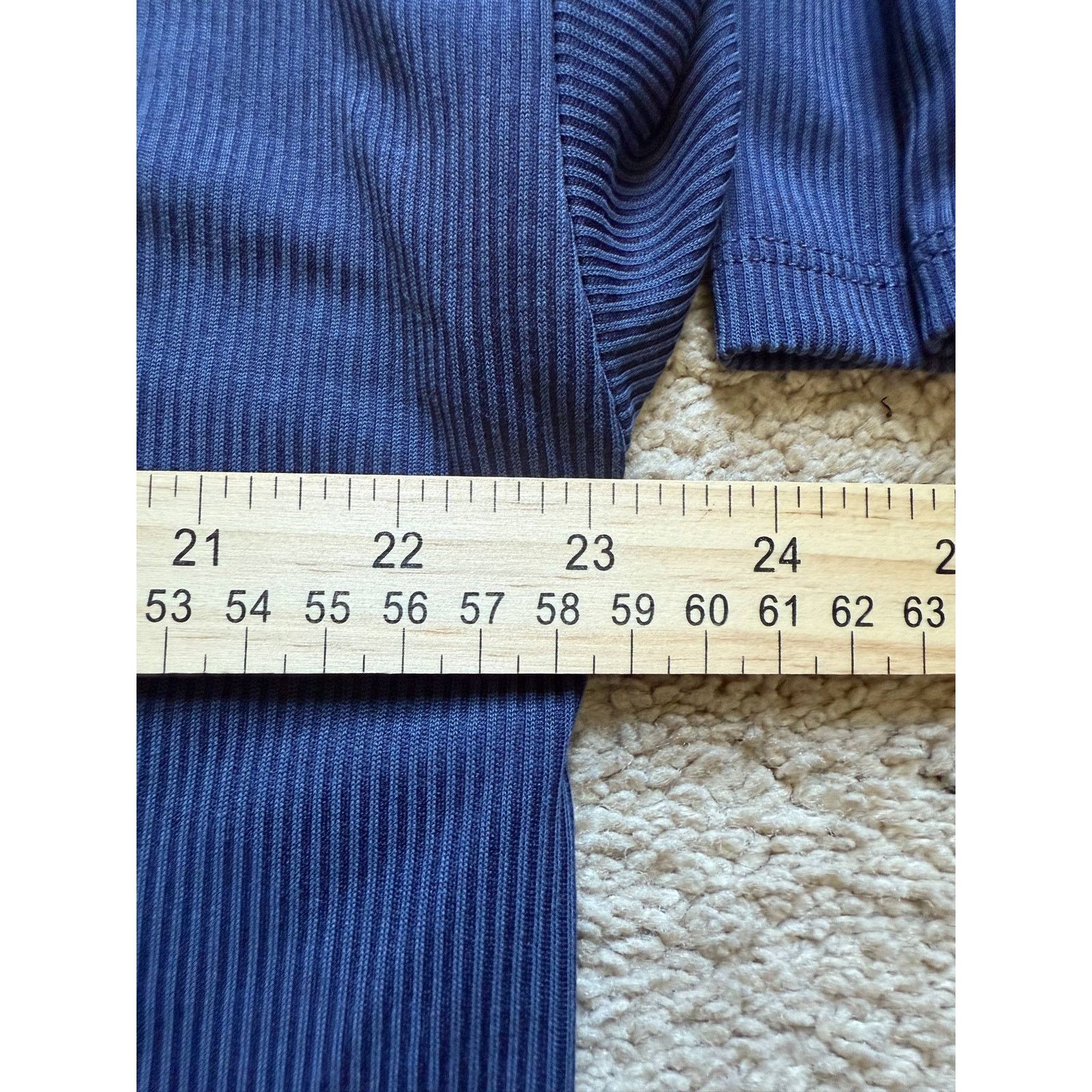 Other Pure Jill Striped Cowl Neck Knit Tunic Top Navy Blue Women M Size M / US 6-8 / IT 42-44 - 7 Thumbnail