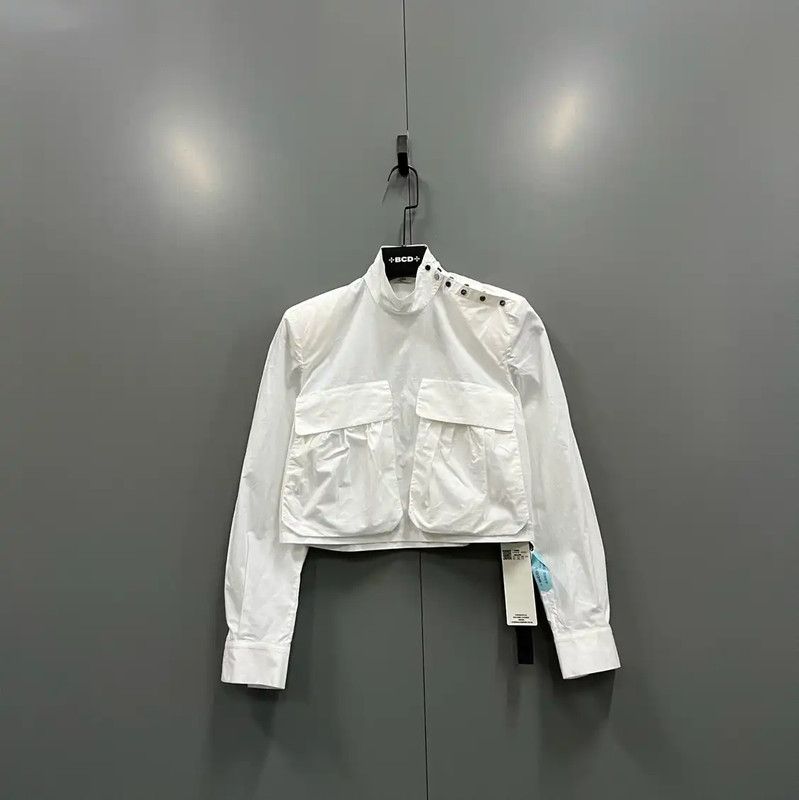 Fendi Fendi Spring Autumn White Cotton Women's Jacket 0089 Size S / US 4 / IT 40 - 1 Thumbnail