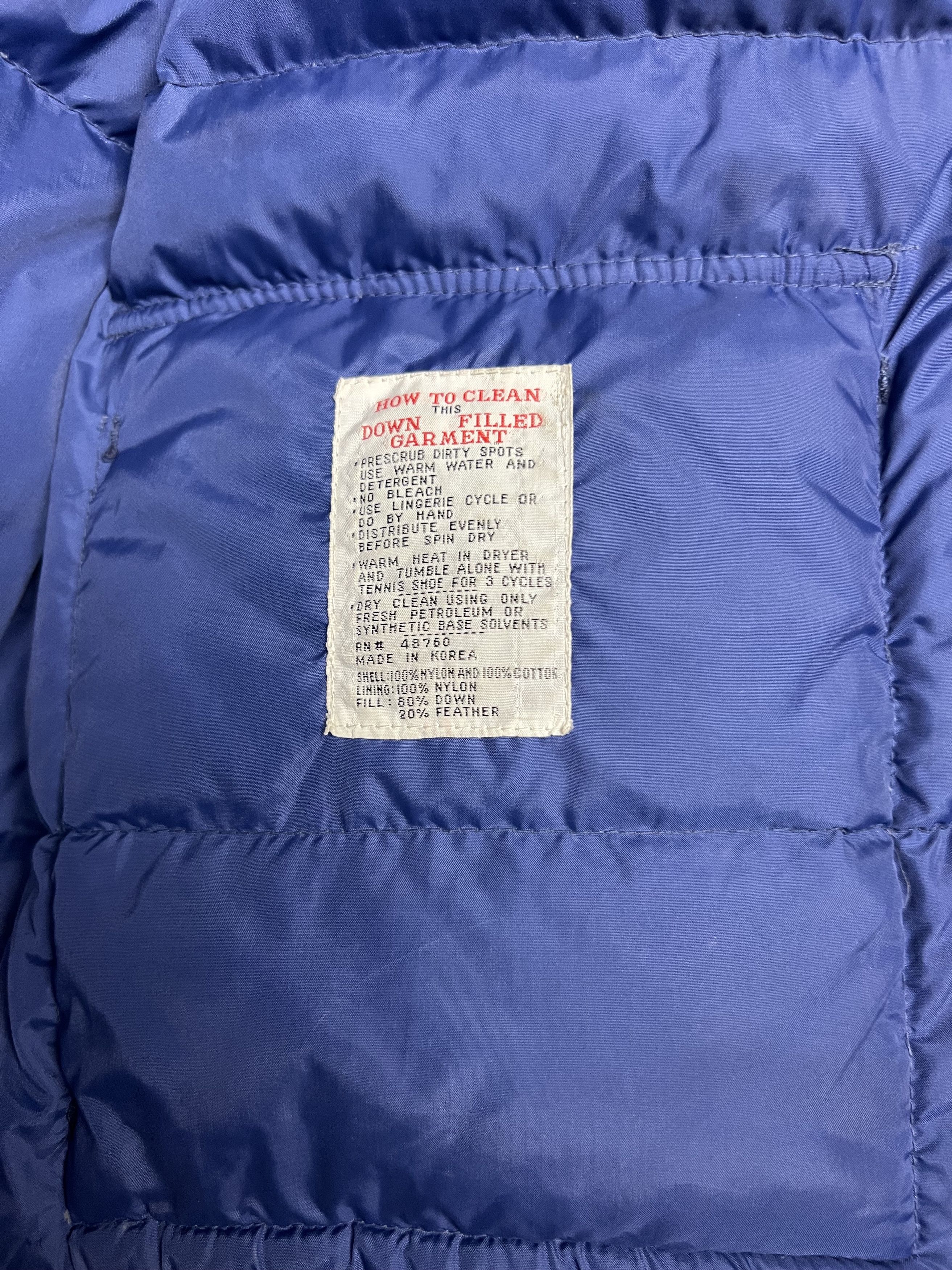Vintage Vintage 1980's Down Hill Blue Corduroy Western Puffer Vest Size US L / EU 52-54 / 3 - 14 Thumbnail