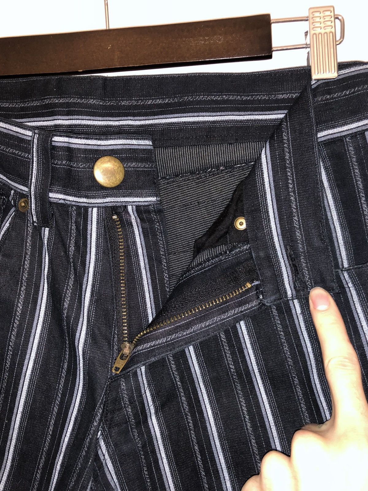 Tornado Mart Vintage Japanese Striped Flare Pants sz30 Size US 30 / EU 46 - 4 Thumbnail
