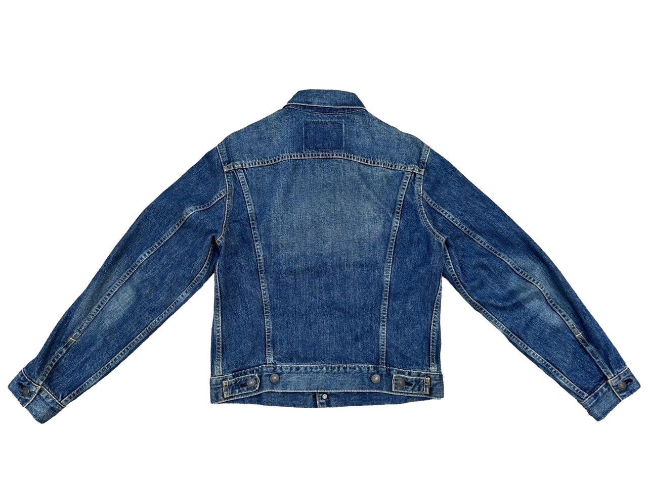 Levi's Vintage Clothing Vintage 1995 LVC Levi’s 557 Big E Denim Trucker Jacket Size US M / EU 48-50 / 2 - 2 Thumbnail