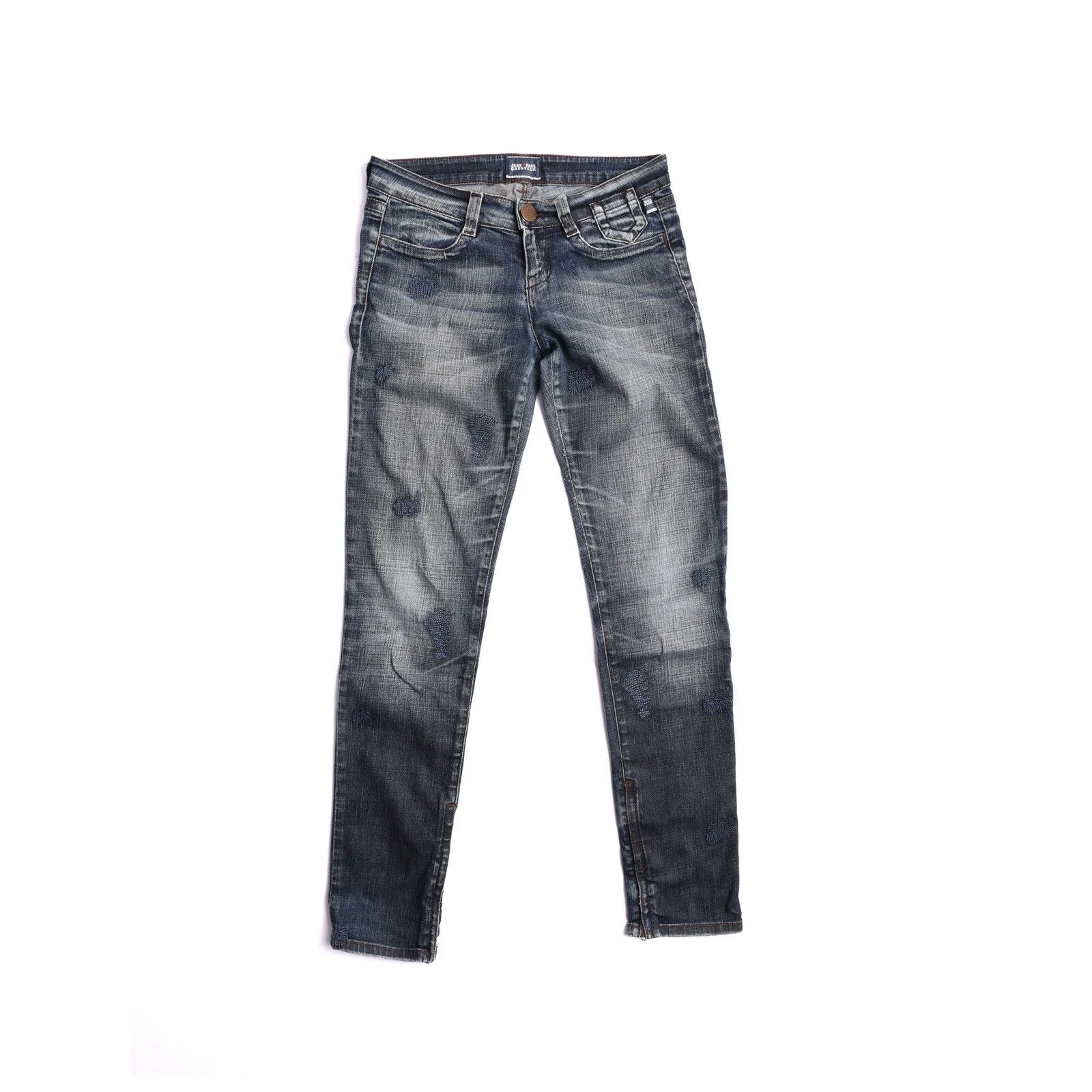 Jean Paul Gaultier Women's Jean Paul Gaultier Fall 06 Distressed Jeans W28 L31 Size 28" / US 6 / IT 42 - 1 Thumbnail