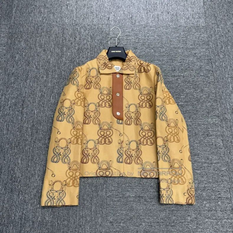 Hermes Hermes Patterned Linen Jacket Size XS / US 0-2 / IT 36-38 - 1 Thumbnail