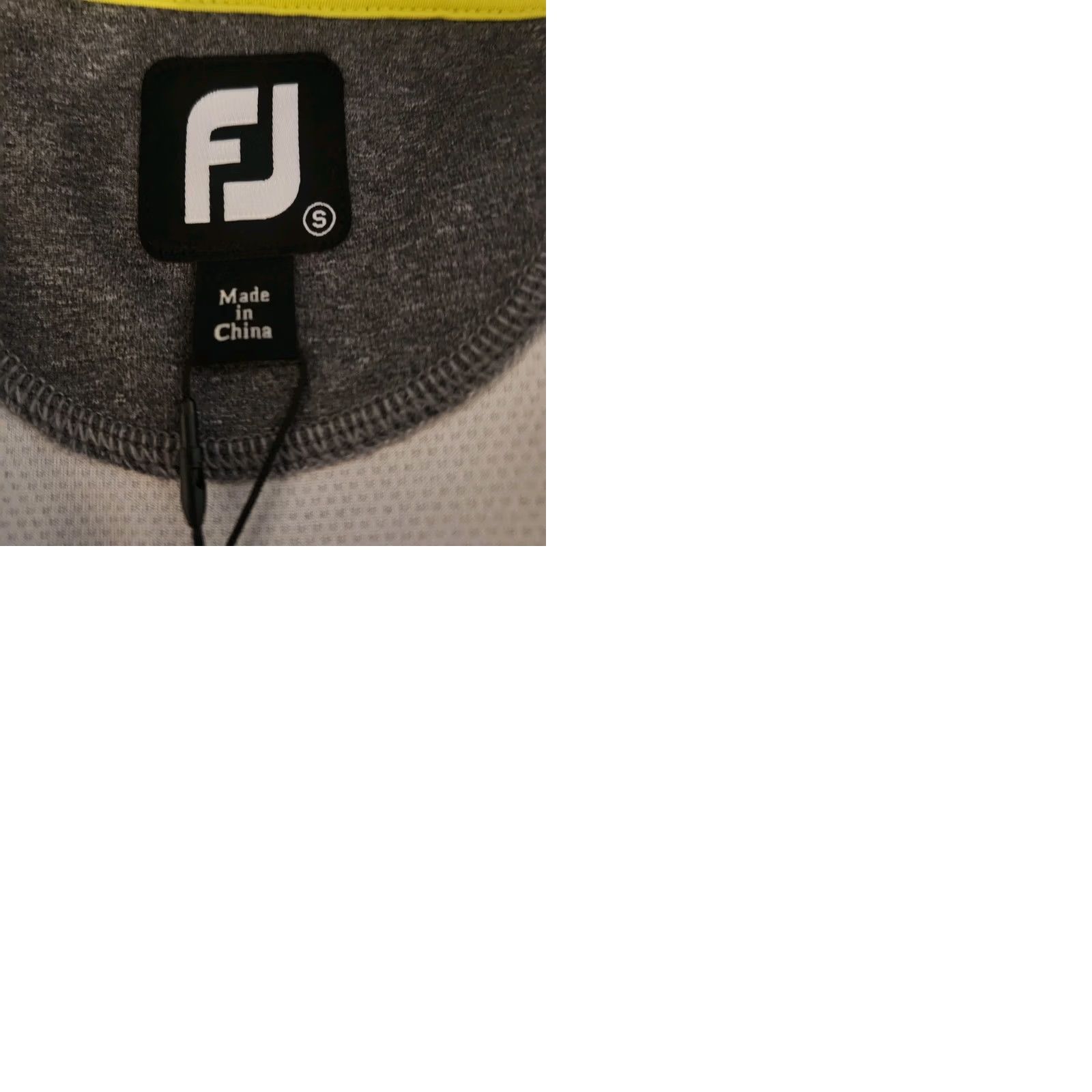 Footjoy FootJoy FJ 1/4 Zip Hypr Mid Layer NBC Sports Mens Small Golf Performance Gray Shirt Size US M / EU 48-50 / 2 - 9 Thumbnail