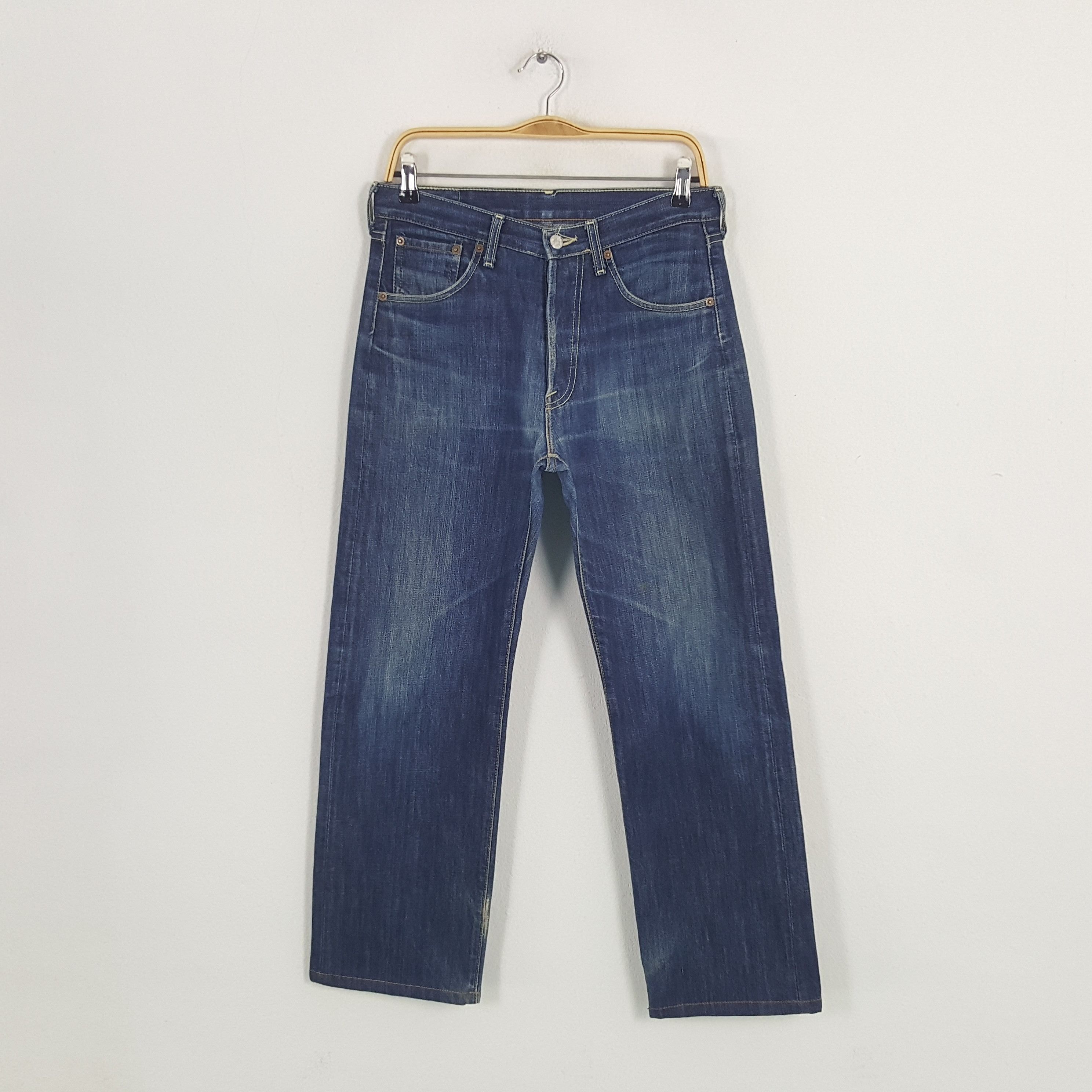 Evisu × Japanese Brand × Vintage Vintage EVISU Japanese Brand Daicock Custom Art Denim Jeans Size US 35 - 5 Thumbnail