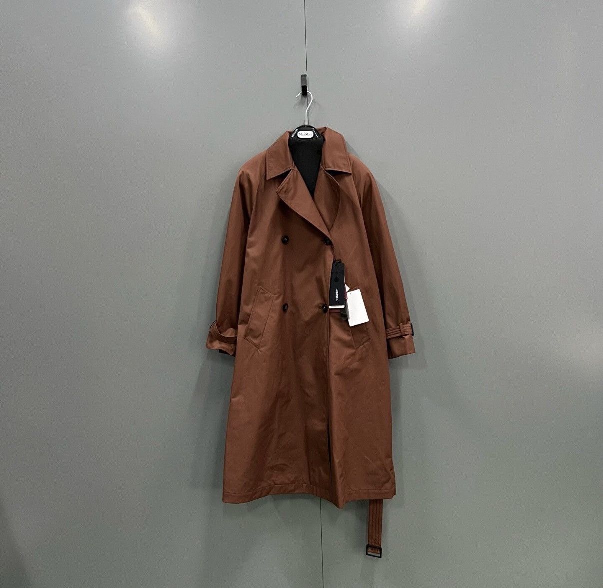Max Mara MaxMara Etna Collection Reddish Brown Long Trench Coat J41 Size S / US 4 / IT 40 - 1 Thumbnail