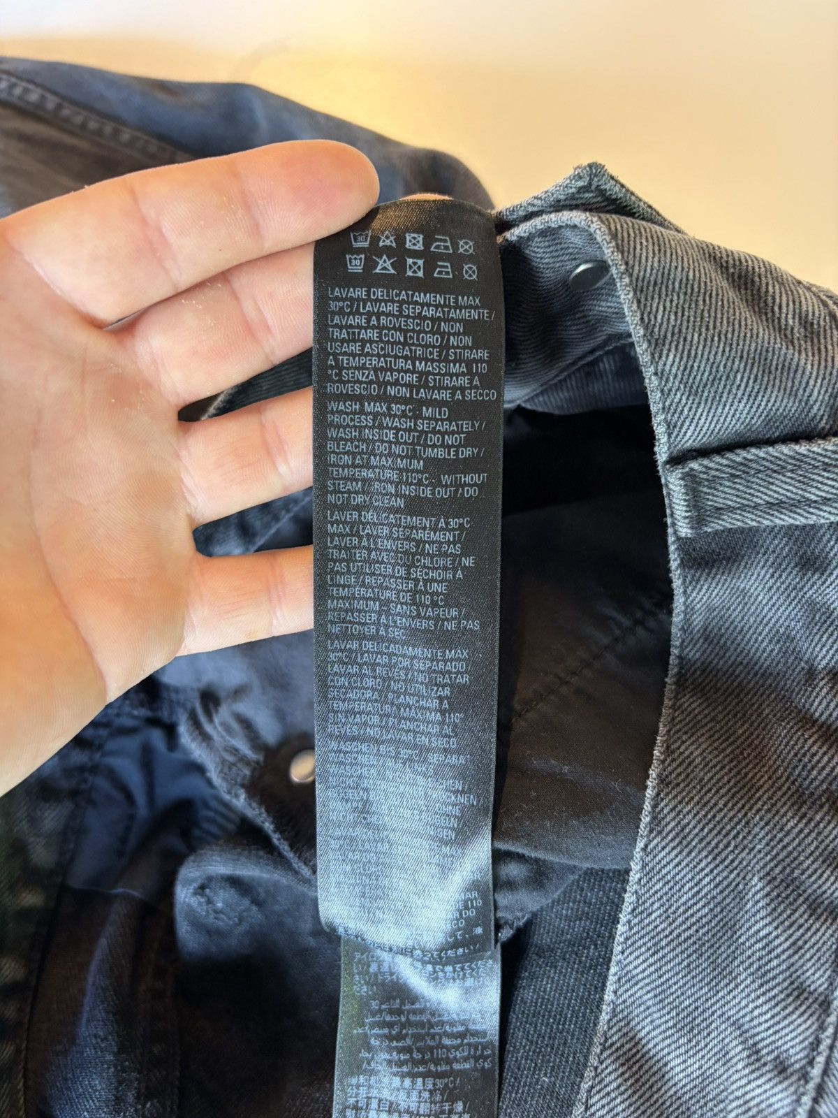 Balenciaga BALENCIAGA FALL22 LOST TAPE FLARED GREY JEANS SZ:XS Size US 30 / EU 46 - 14 Thumbnail