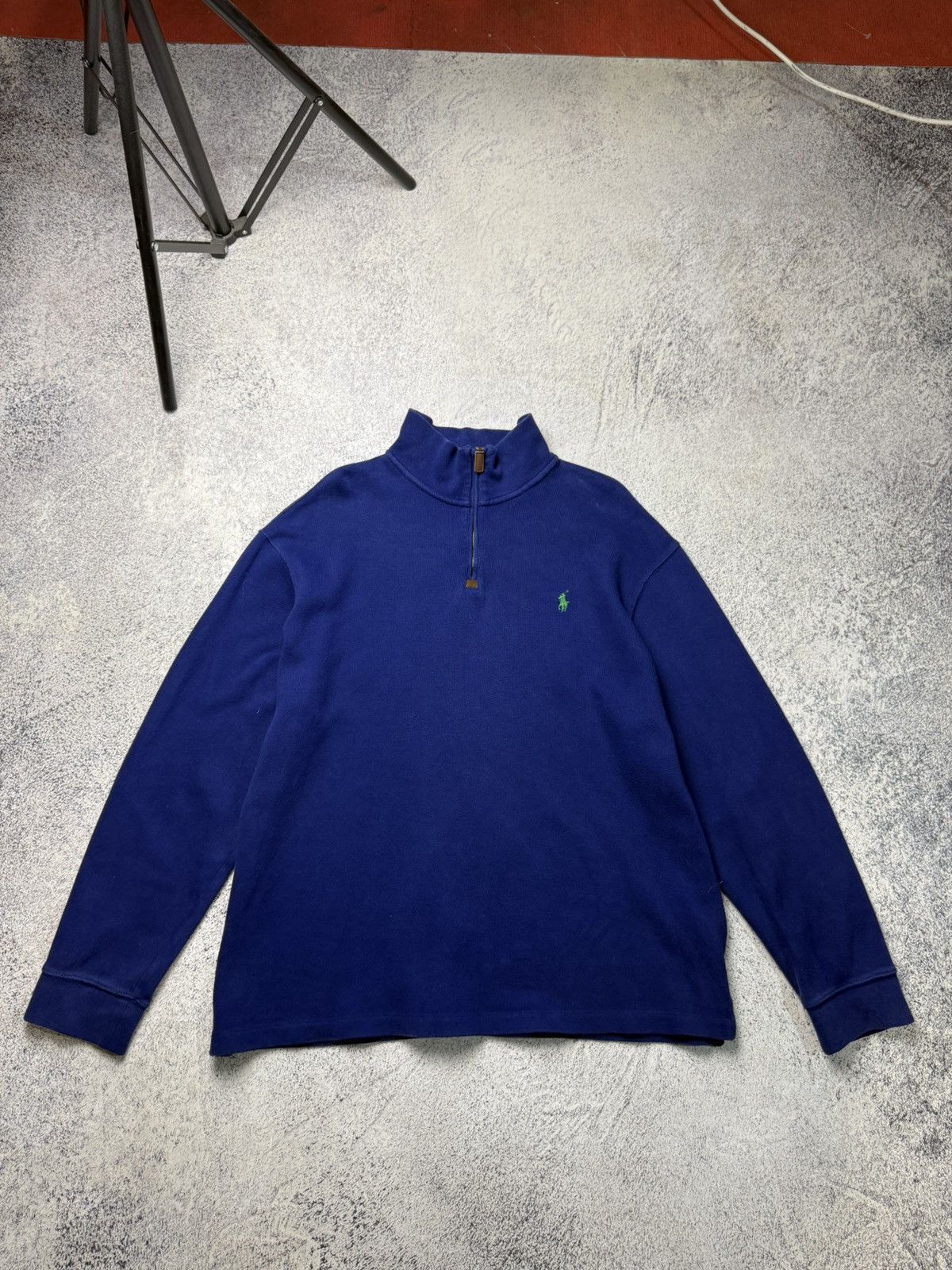 Polo Ralph Lauren Vintage Polo Ralph Lauren 1/4 Zip Sweatshirt Y2K Rare Size US XL / EU 56 / 4 - 1 Thumbnail