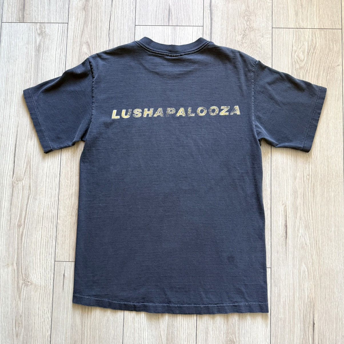 Giant RARE Vintage 1992 Lush Band T Shirt Lushapalooza Shoegaze Size US L / EU 52-54 / 3 - 5 Thumbnail