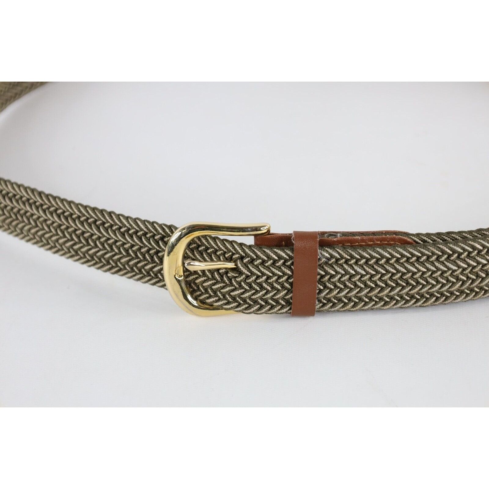 Vintage Deadstock Vintage 90s Streetwear Braided Stretch Belt Green Size ONE SIZE - 2 Thumbnail