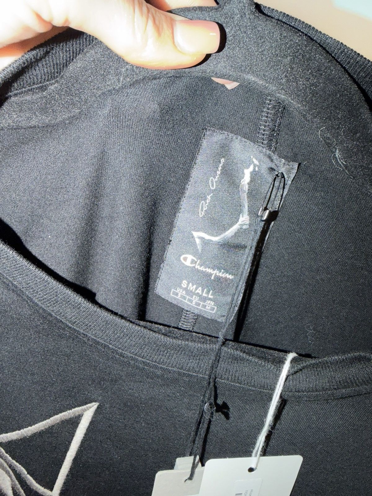 Champion × Rick Owens Rick Owens x Champion Tommy T Black Size US S / EU 44-46 / 1 - 4 Thumbnail