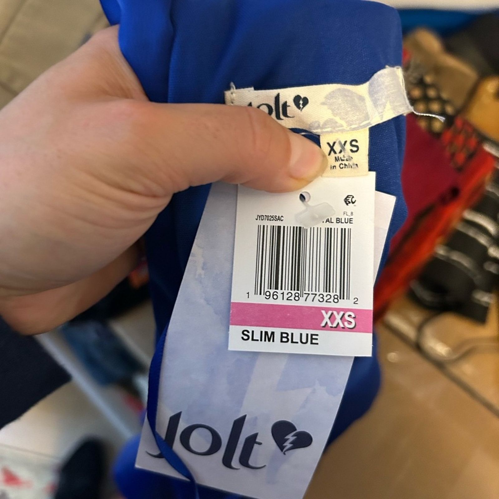 Other Nwt Jolt Royal Blue Satin Halter Mini Dress Size XXS / US 00 / IT 34 - 3 Thumbnail