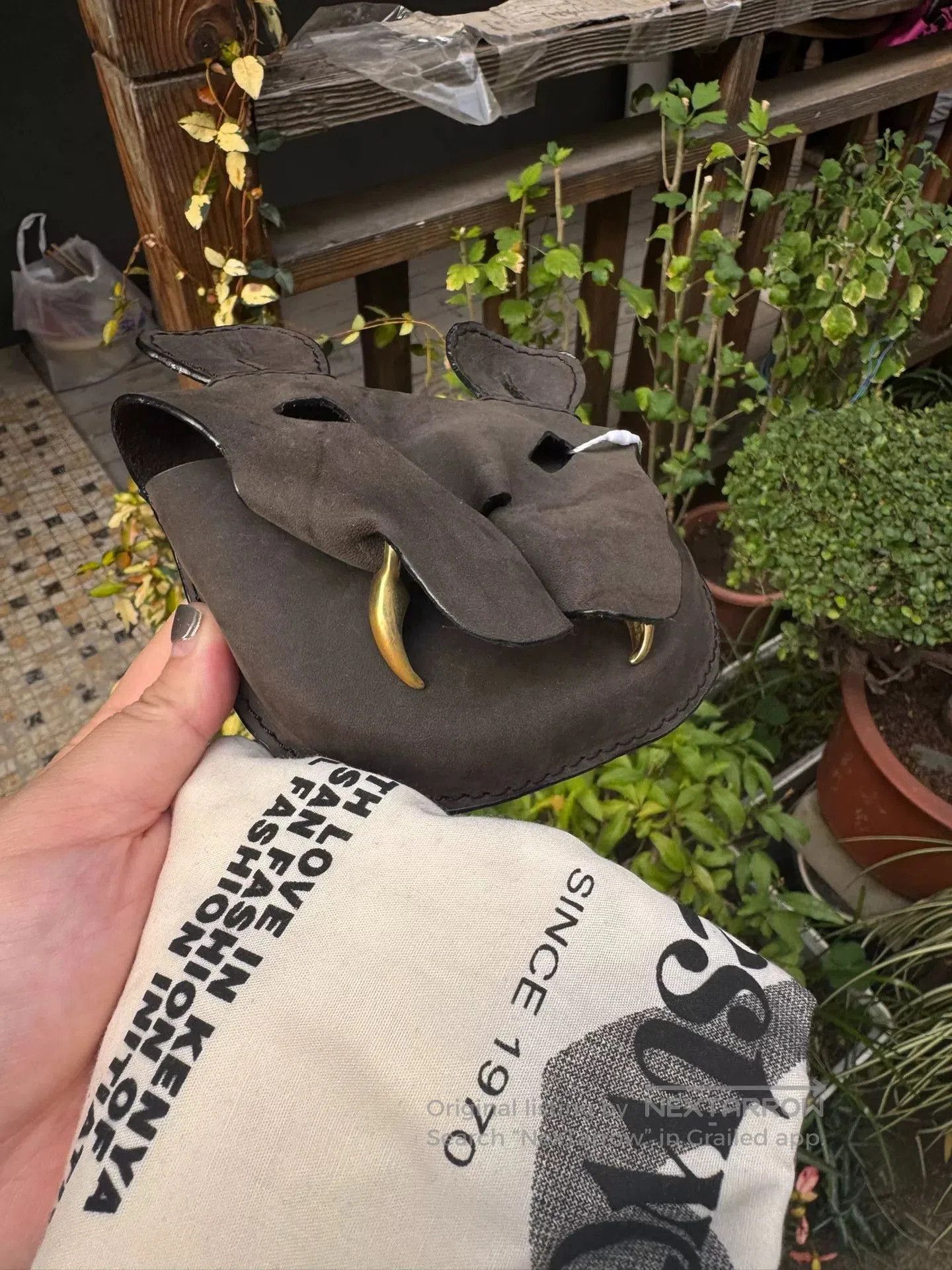 Vivienne Westwood viviennewestwood african series brown suede bag. Size ONE SIZE - 2 Thumbnail