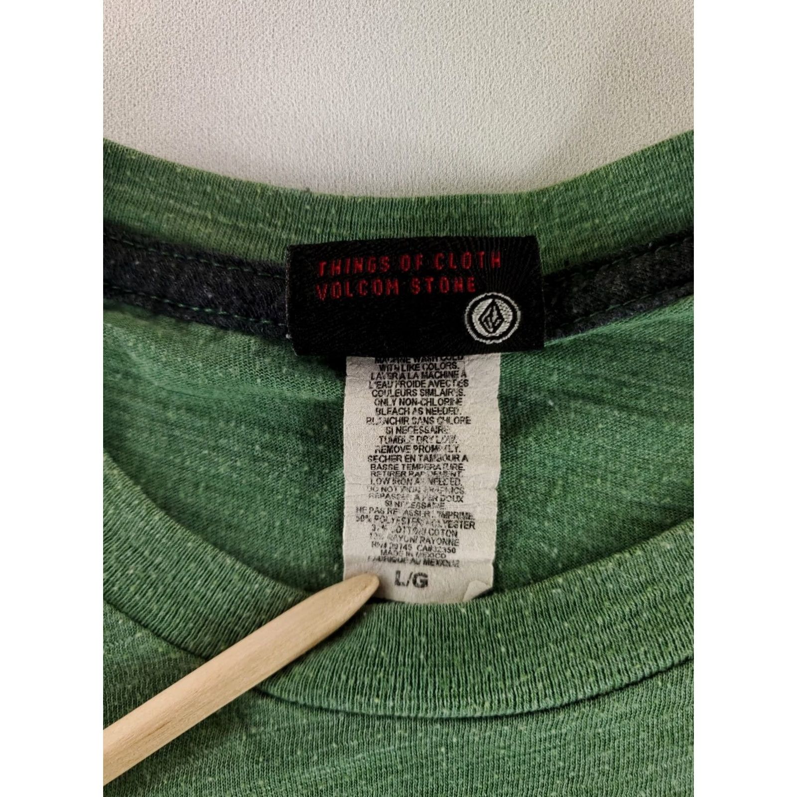 Volcom VINTAGE Volcom VTG 90s T Shirt Short Sleeve Green Spellout Mens L Size US L / EU 52-54 / 3 - 3 Thumbnail