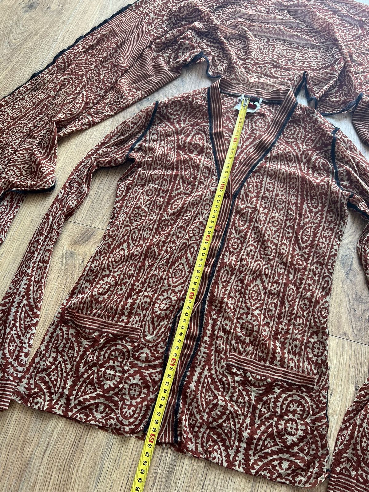 Jean Paul Gaultier Jean Paul Gaultier Vintage 2000 Mesh Cardigan Attached Scarf Size M / US 6-8 / IT 42-44 - 6 Thumbnail