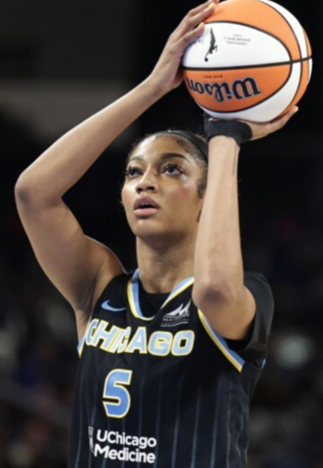 Other Angel Reese (Chicago Sky)-(Jersey)-(Black)-(Size:M)-$65.00 Size US M / EU 48-50 / 2 - 9 Thumbnail