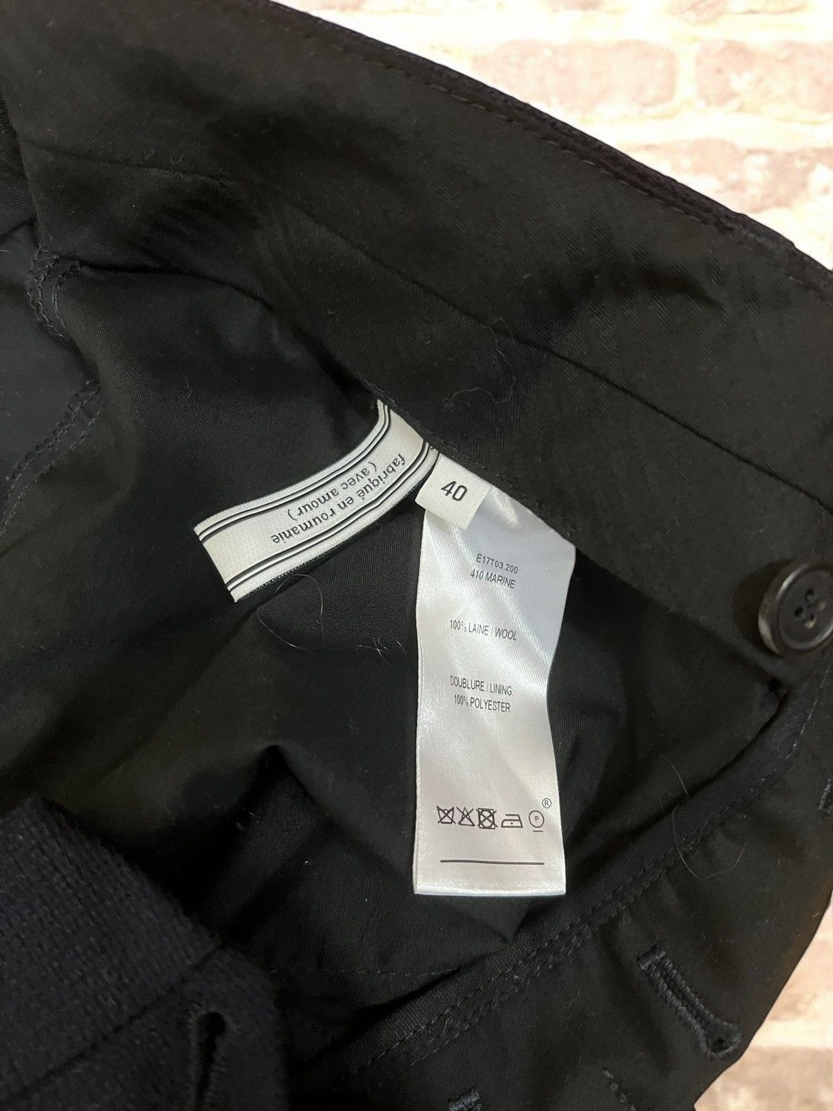 AMI Ami Navy Woolen trousers size 40 / L Size 32" / US 10 / IT 46 - 7 Thumbnail