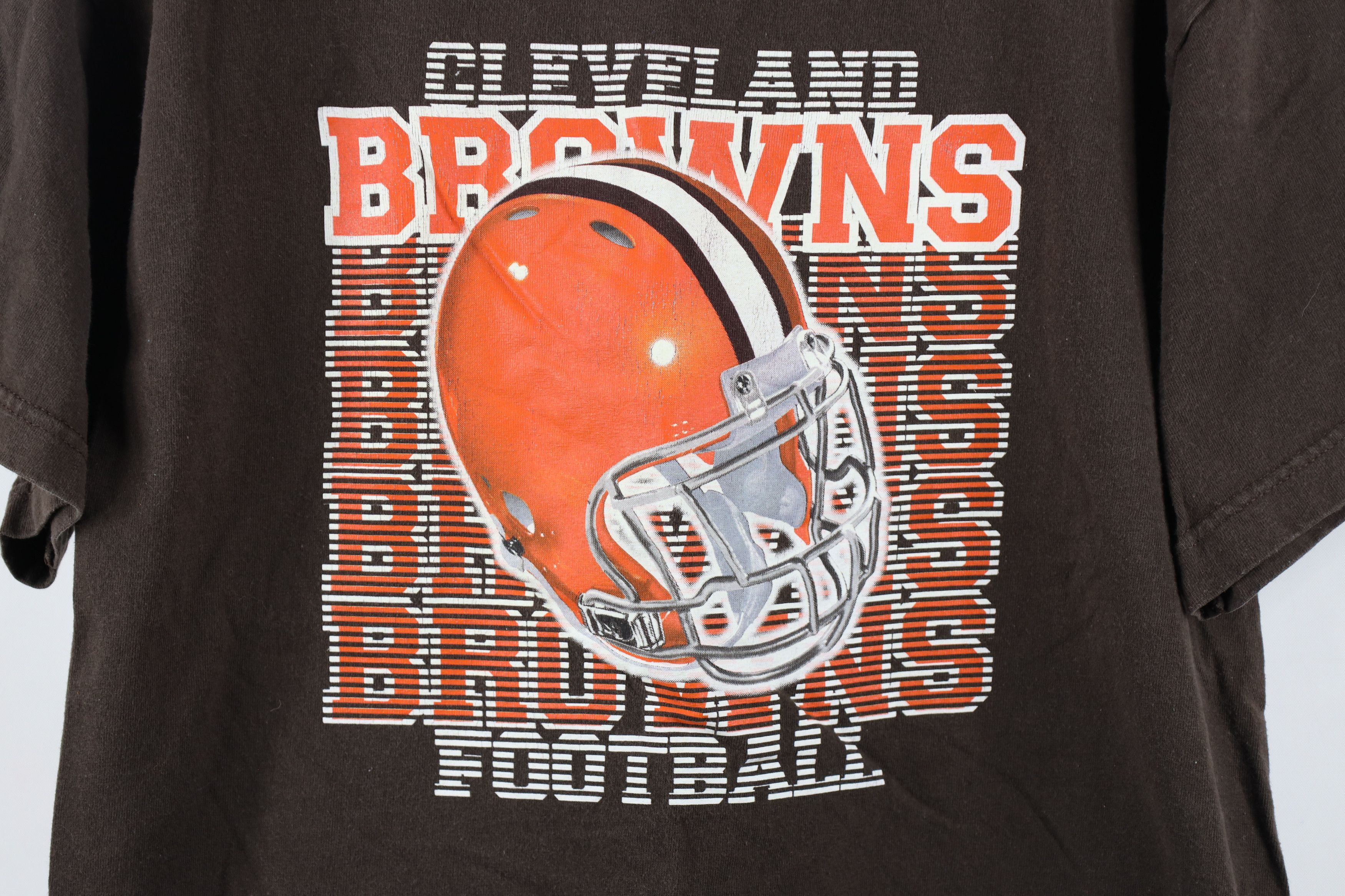 Vintage Vintage 90s Cleveland Browns Football Short Sleeve T-Shirt Size US S / EU 44-46 / 1 - 4 Thumbnail