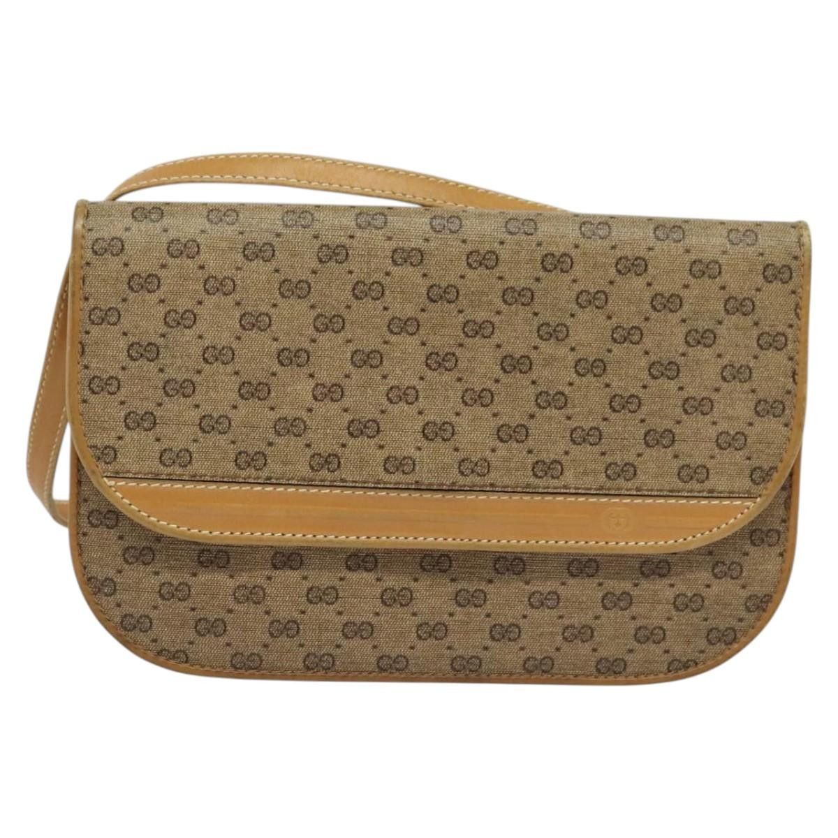 Gucci GUCCI Micro GG Supreme Shoulder Bag Pvc Beige Gold Size ONE SIZE - 2 Thumbnail