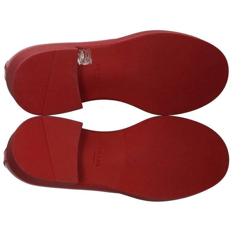 Prada PRADA Logo plate leather loafers Size US 9.5 / EU 42-43 - 4 Thumbnail