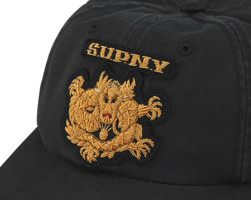Supreme Supreme Bullion Dragon 6-Panel Black Size ONE SIZE - 2 Thumbnail