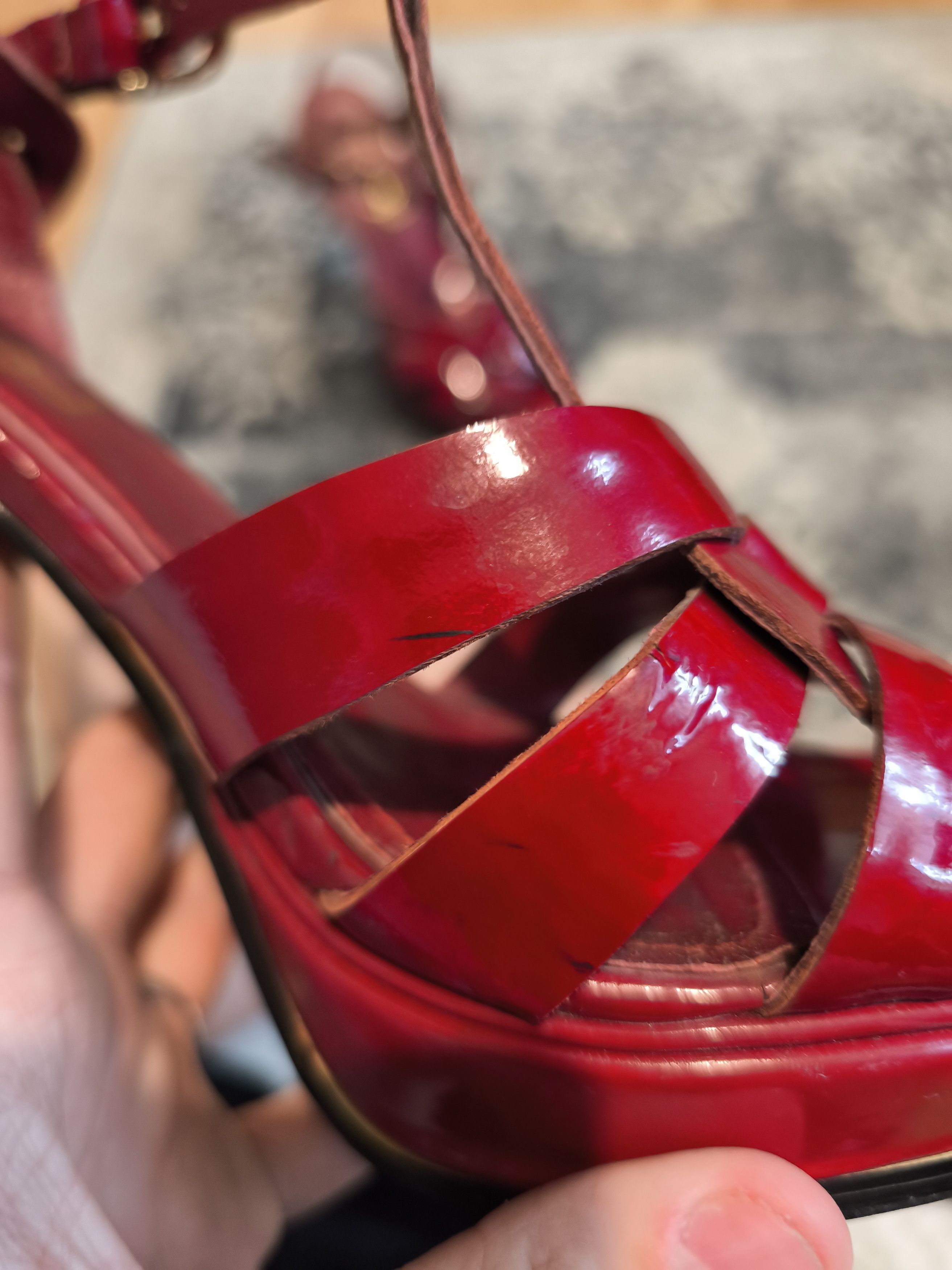 Yves Saint Laurent YSL Tribute high heel 100 leather made in italy Size US 8 / IT 38 - 11 Thumbnail