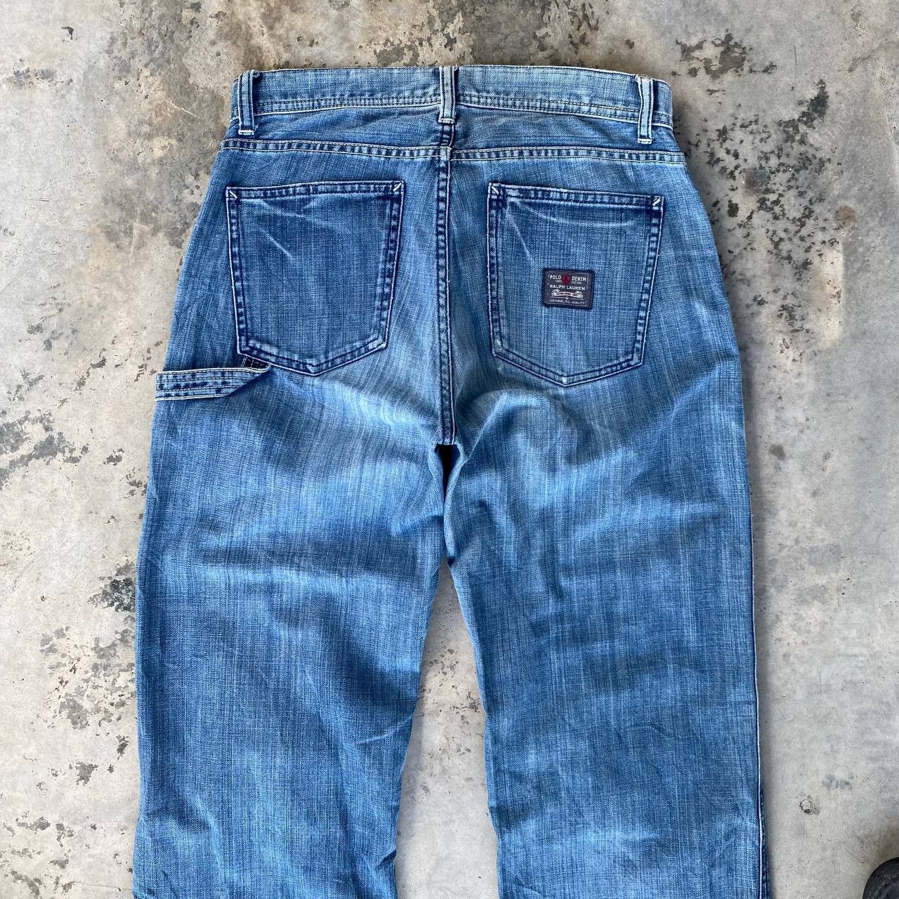 Polo Ralph Lauren × RRL Ralph Lauren VINTAGE POLO RALPH LAUREN DOUBLE KNEE CARPENTER DISTRESSED Size US 28 / EU 44 - 3 Thumbnail