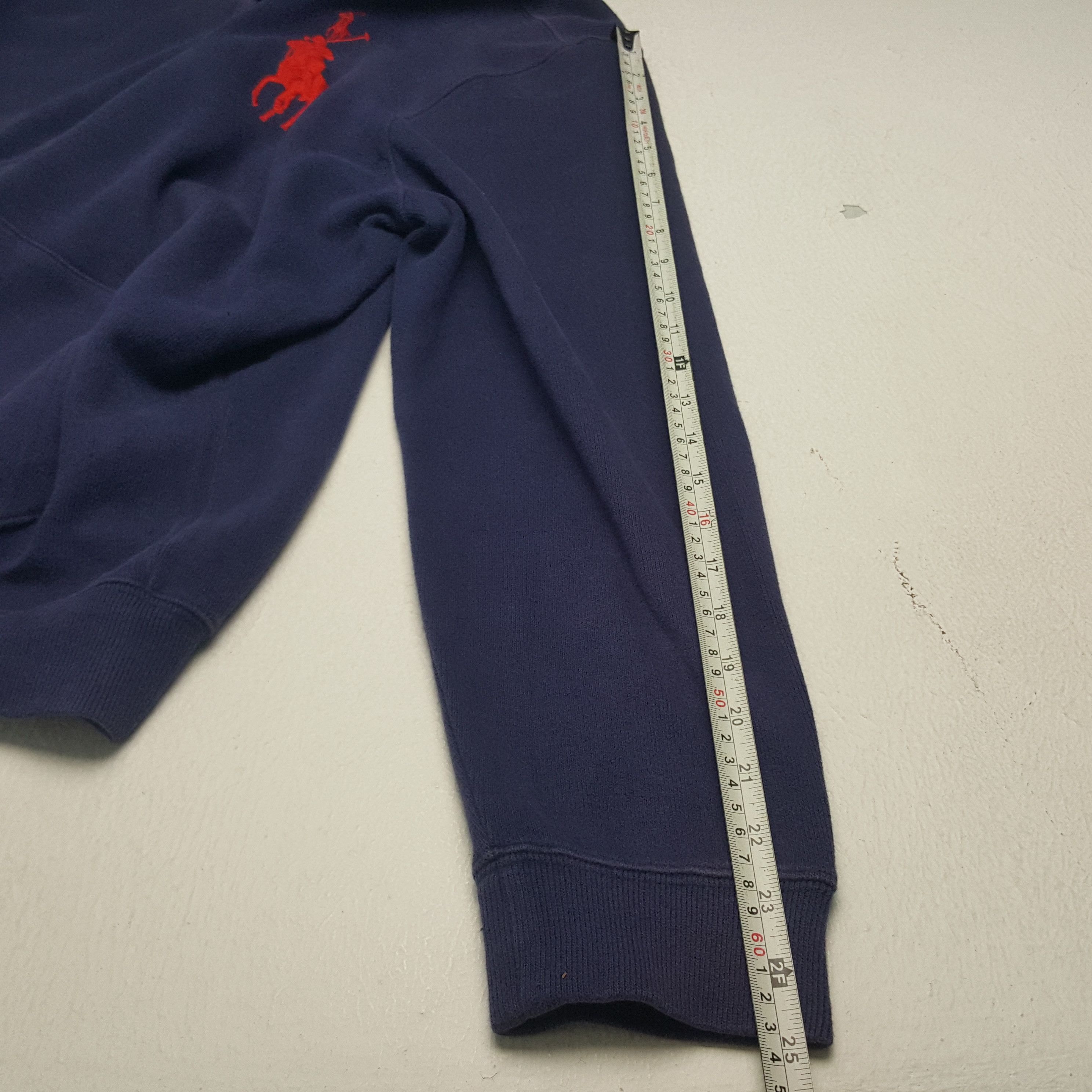 Polo Ralph Lauren × Vintage Vintage Polo Ralph Lauren Big Logo Zipper Jacket Hoodie Size US L / EU 52-54 / 3 - 5 Thumbnail