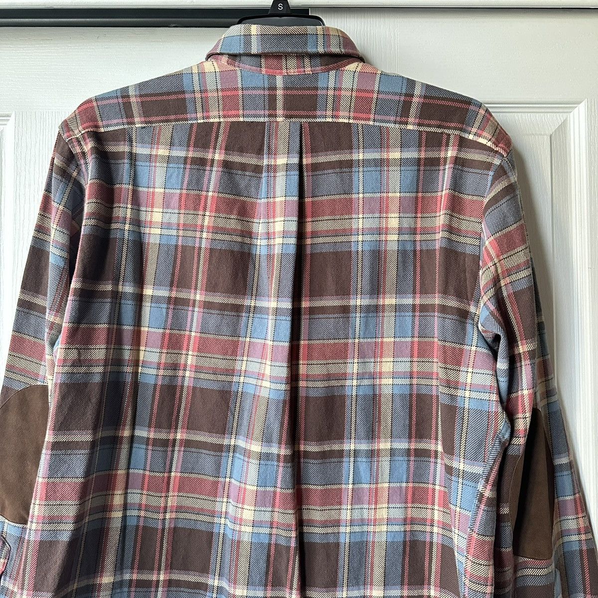 Polo Ralph Lauren Polo Ralph Lauren Flannel Blue Plaid Shirt Large Vintage Size US L / EU 52-54 / 3 - 9 Thumbnail