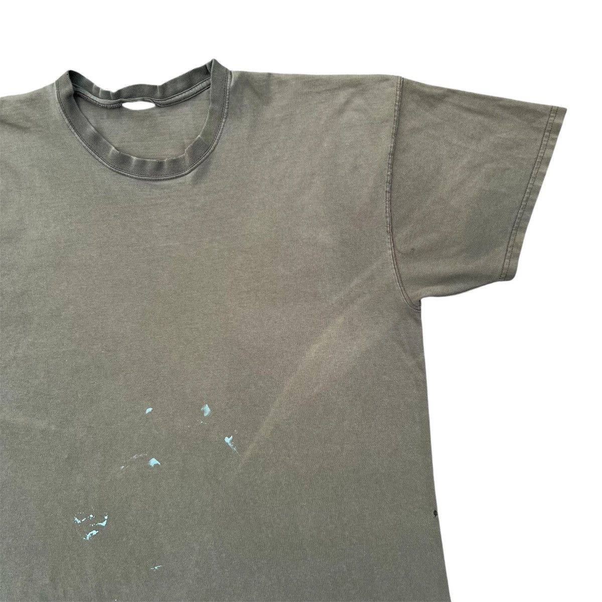 Vintage Vintage 2000s Faded Green Inside Out T-Shirt Size US XXL / EU 58 / 5 - 5 Thumbnail