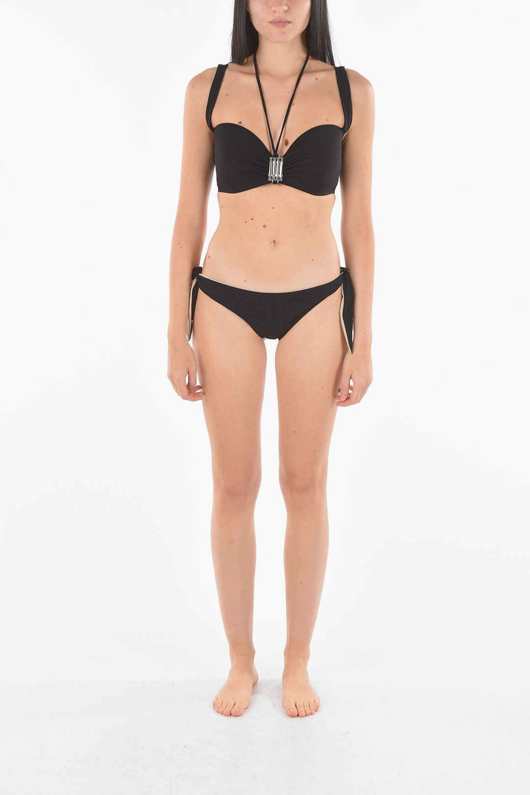 Saint Laurent Paris o1la1rc1a0425 Size: S / 646678 Knot Swim Bottom Jersey Size ONE SIZE - 5 Thumbnail
