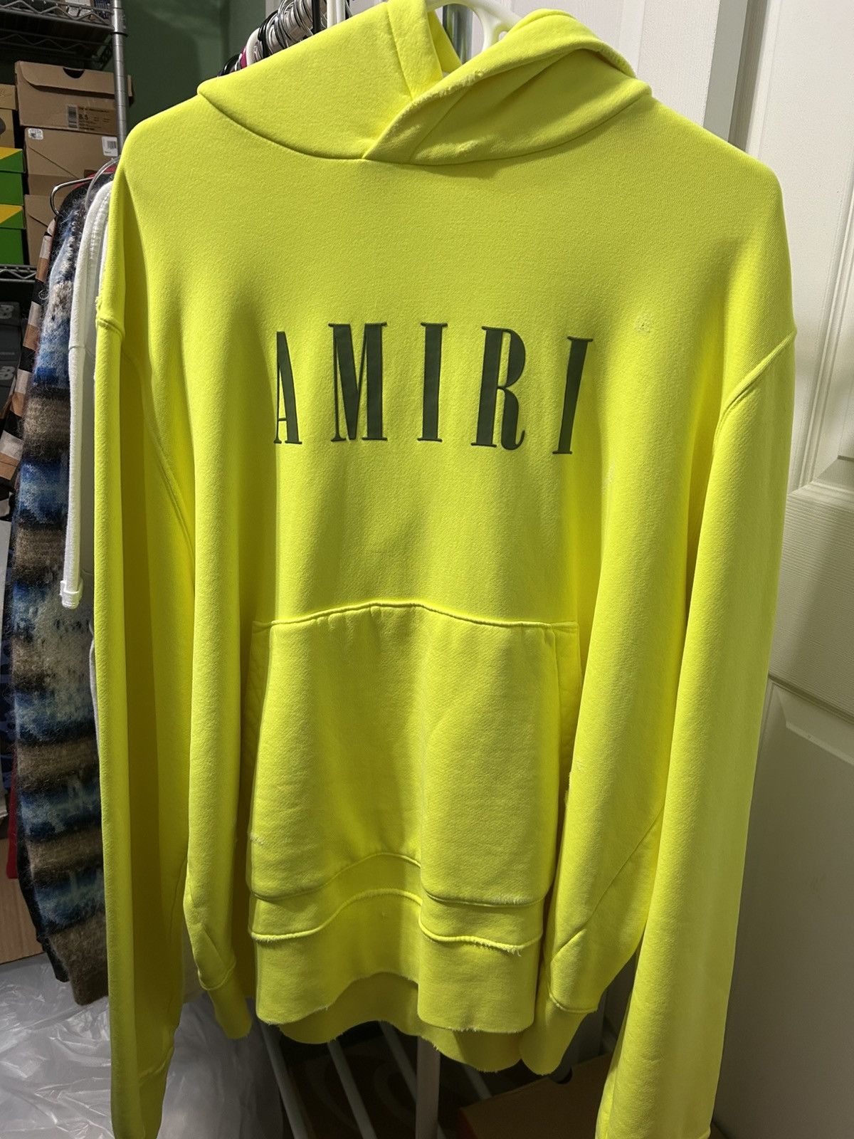 Amiri Amiri Pre Distressed heavy thermal hoodie Clean! Size Large Size US L / EU 52-54 / 3 - 1 Thumbnail