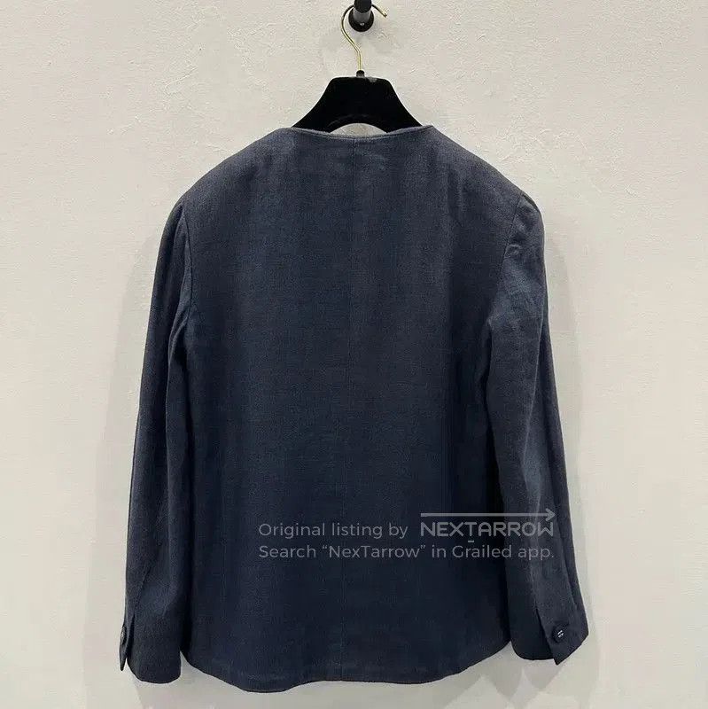 Chanel Chanel Blue Cotton Women's Jacket M . Size M / US 6-8 / IT 42-44 - 2 Thumbnail