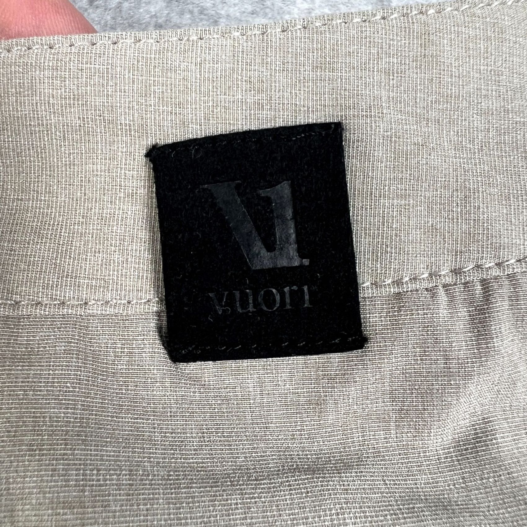 Vuori Vuori Aim Pant Mens Beige Chino 34x27 Stretch Tech Commuter Slim Tapered Athletic Regular Pattern Solid Size US 34 / EU 50 - 3 Thumbnail