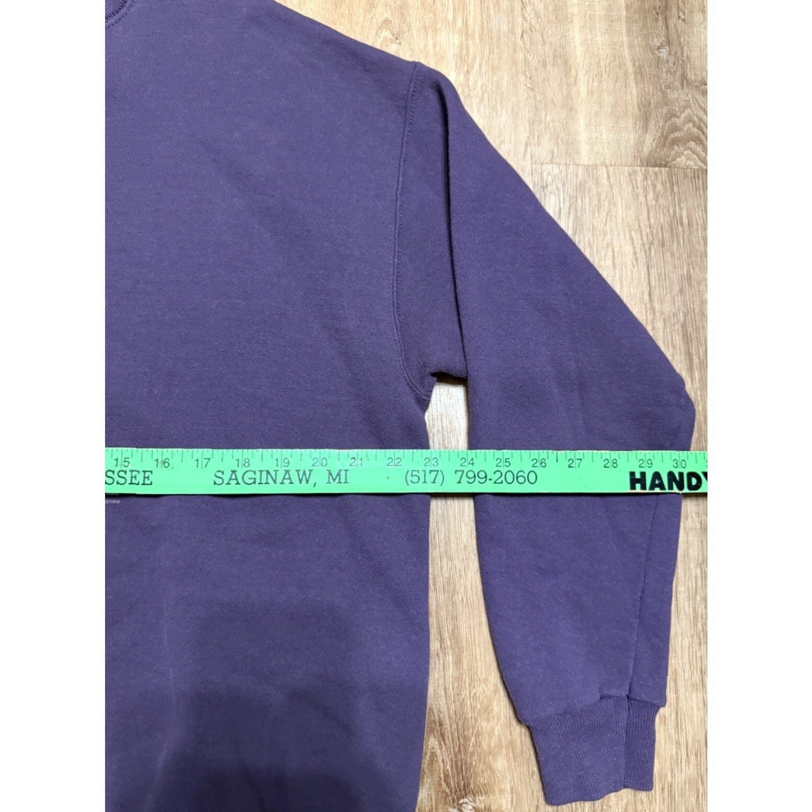 Lee VINTAGE Northern Michigan Crewneck Sweatshirt Nature Logo Purple Plum XL USA Lee Sweatshirt 90s Pullover Mens Size US XL / EU 56 / 4 - 7 Thumbnail