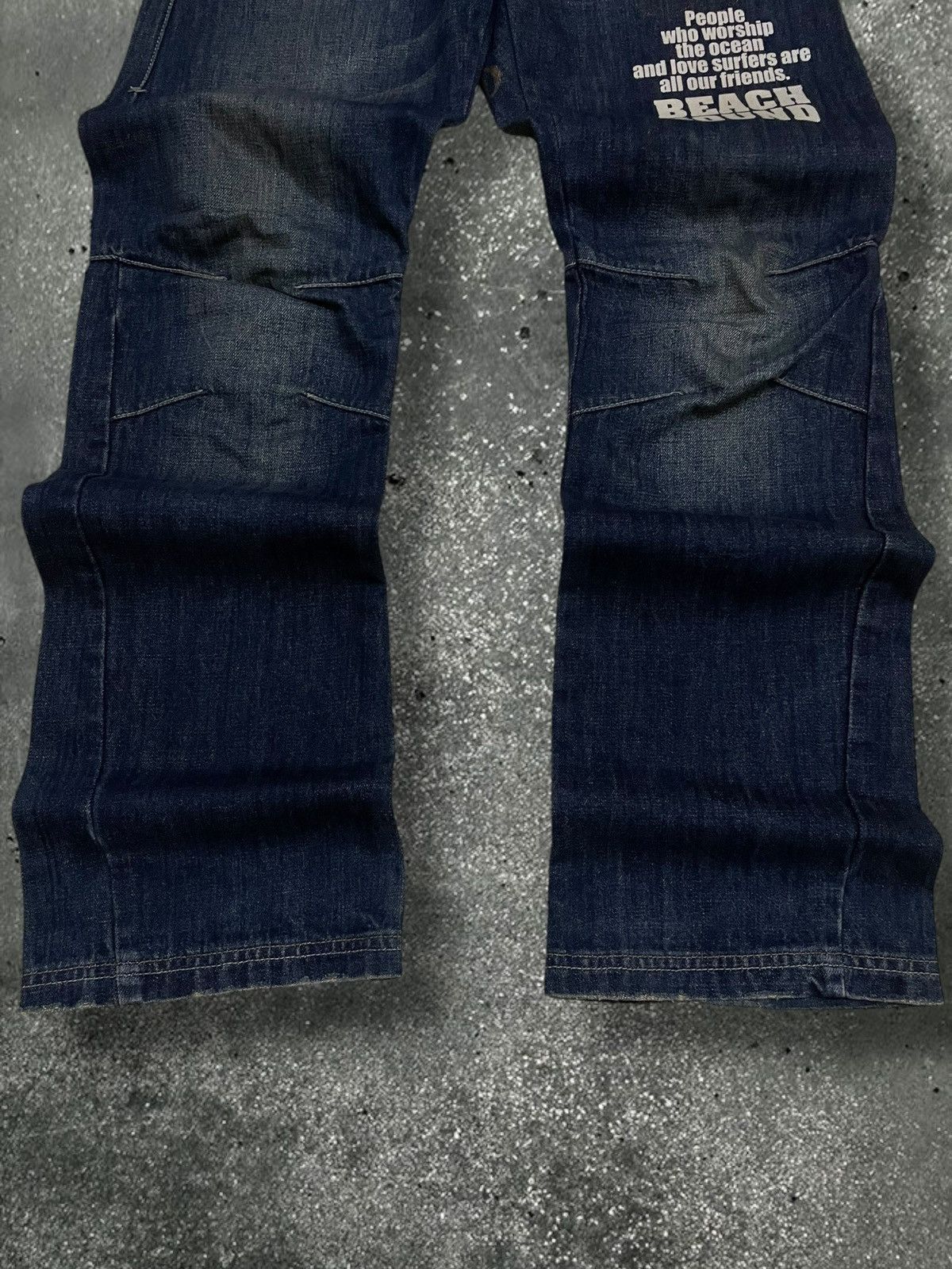 Hysteric Glamour Vintage Japan 90s Beach Sound Nature & Blue Print Denim Size US 30 / EU 46 - 3 Thumbnail